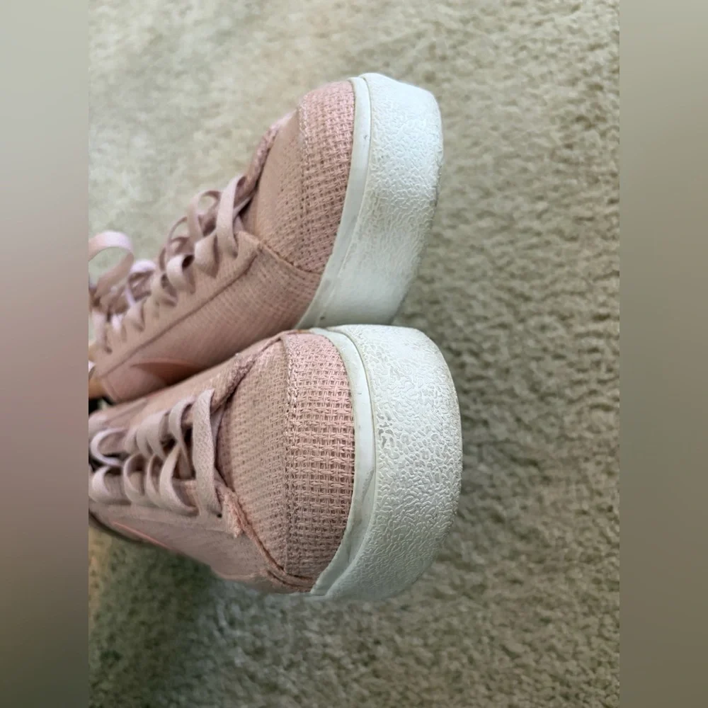 Nike Blazer Low Platform Women's Shoes Pink Oxford/Summit White/Pink Oxford/Rose - Picture 7 of 10